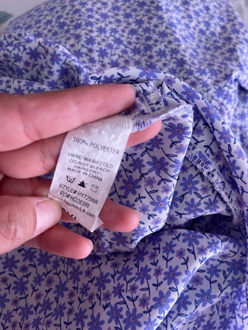 Tunic Floral Blouse, 2x - Picture 6 of 6